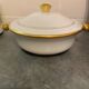 Authentic vintage Limoges porcelain RAYNAUD soup tureen