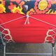 Flower sunbed long chair, vintage 70s, folding