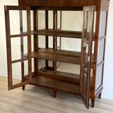 Biedermeier two-door display cabinet