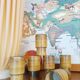6 vintage stoneware mazagrans