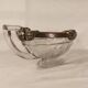 Oval cup with Art Deco handles "Noémie" - Cristal Val St Lambert Belgium
