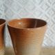 Duo de tasses mazagrans en grès Montgolfier vintage