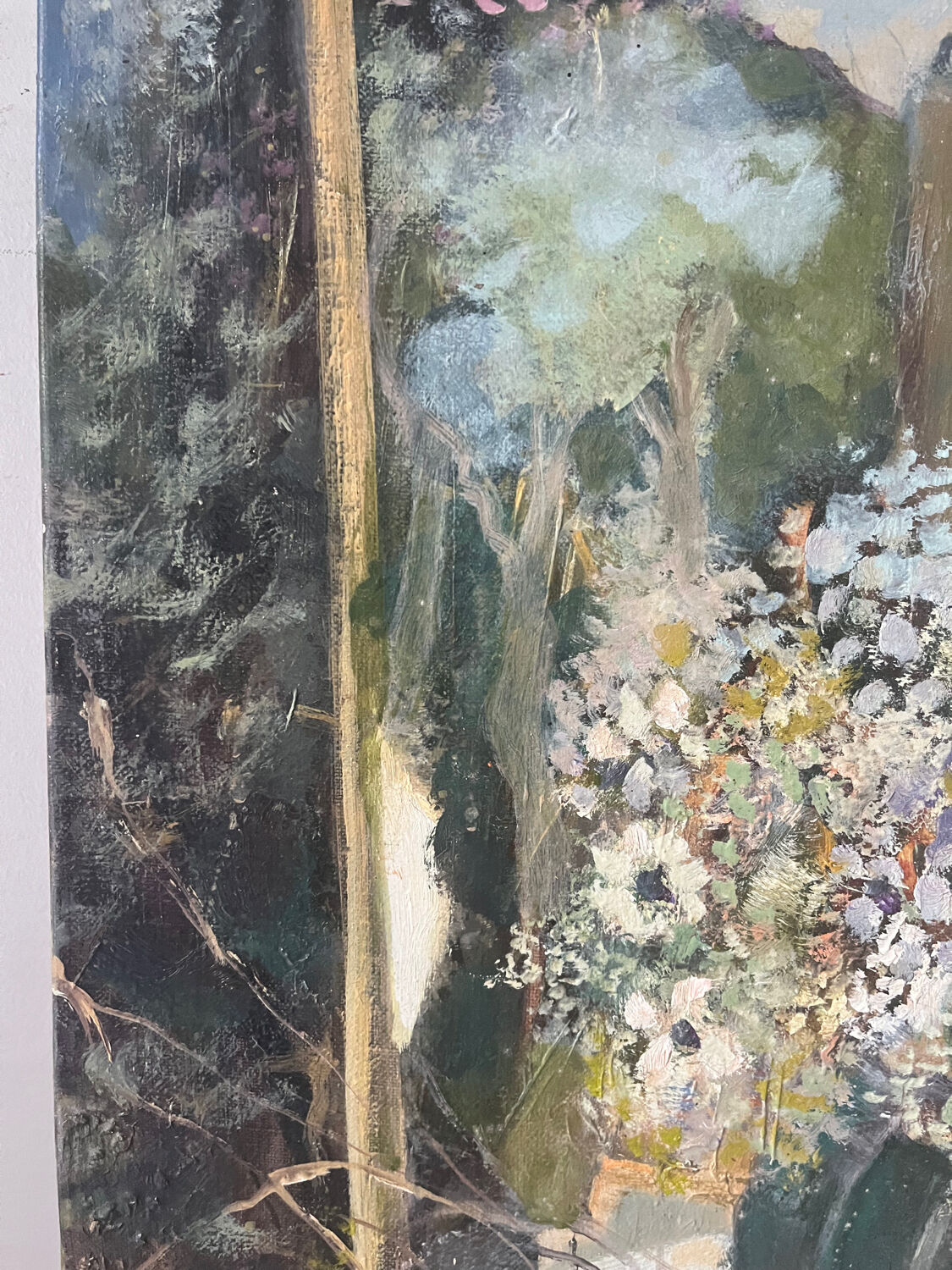 “Veranda du Midi” oil on canvas signed Helme