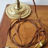 Art Nouveau bronze tulip lamp