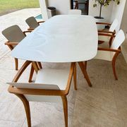 Royal Botania garden furniture – teak & white metal