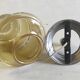 Smoked/sandblasted glass ceiling light - mid 20th century