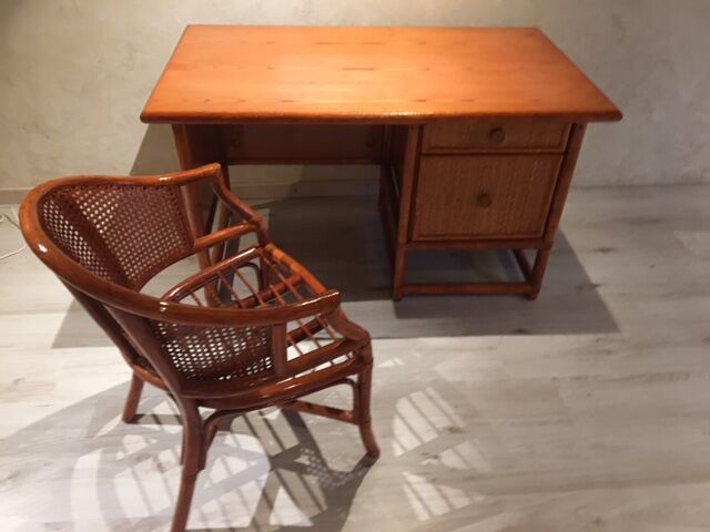 Desk and armchair by Maugrion for Roche Bobois