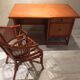 Desk and armchair by Maugrion for Roche Bobois