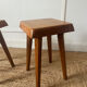 Elm stool S01 Pierre Chapo