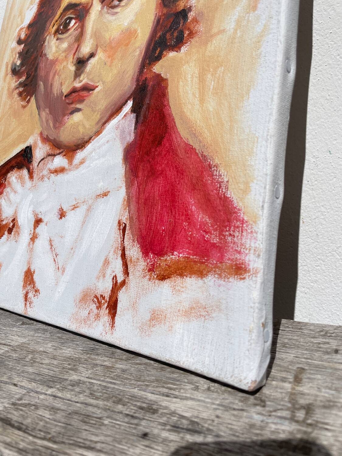 Portrait à l’huile d’un homme tableau