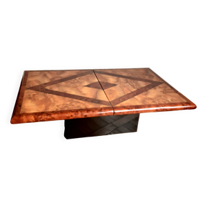 table basse bar en loupe