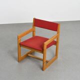 Armchair and side table by André Sornay, circa 1965