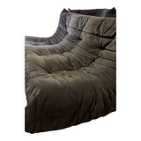 Togo corner sofa by Ligne Roset in anthracite alcantara.