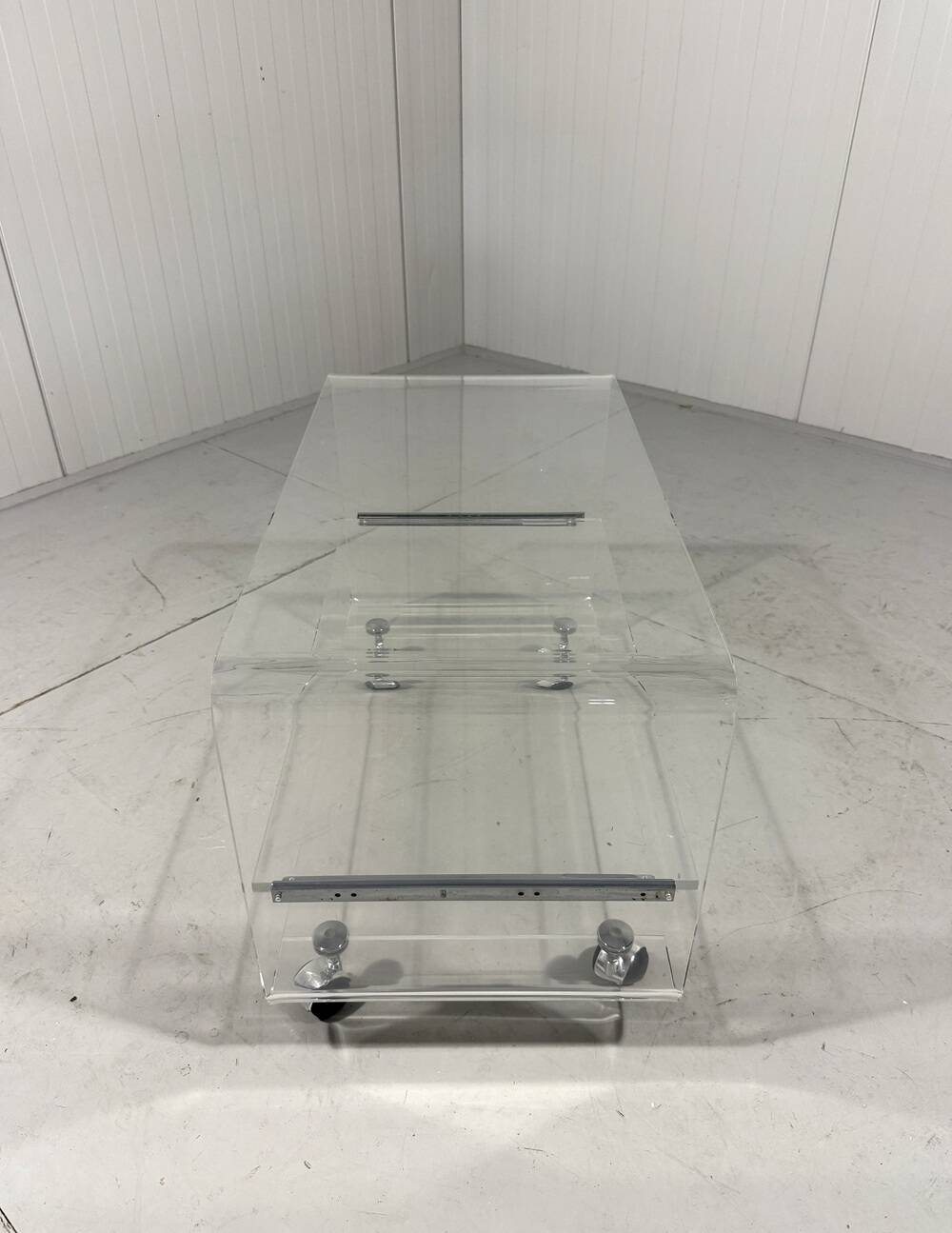 Plexiglass audio rack trolley 1960-70’s