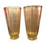 Paire de vases en verre de Murano