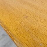Rustic table from 1960, honey colour, 100x70cm, height 74cm.