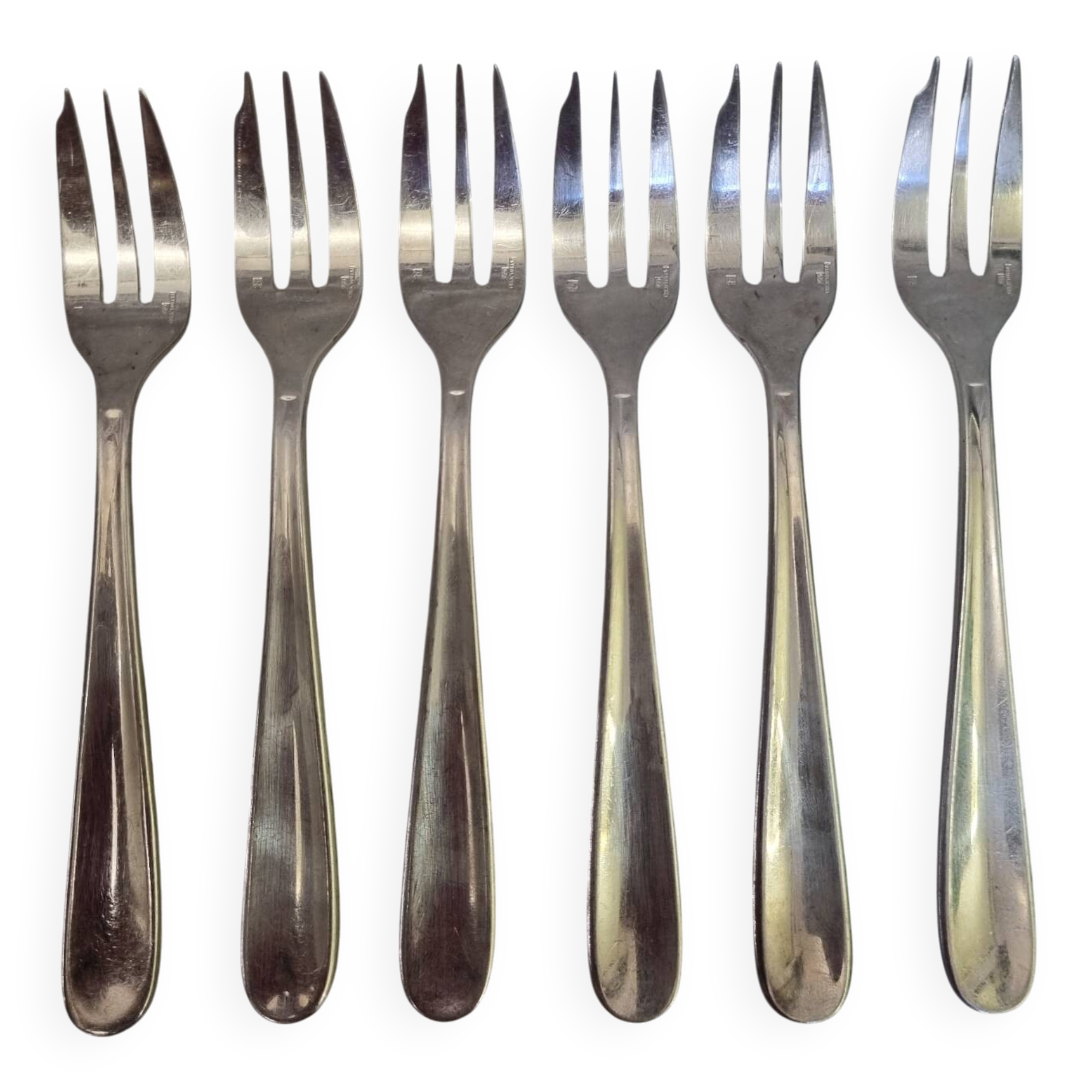 Christofle Art Deco Cake Forks