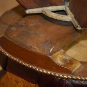 Victorian Chesterfield leather captain's chair