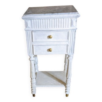 Marble bedside table