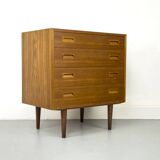 Chest of Drawers in Teak by Carlo Jensen for Hundevad & Co., 1960s