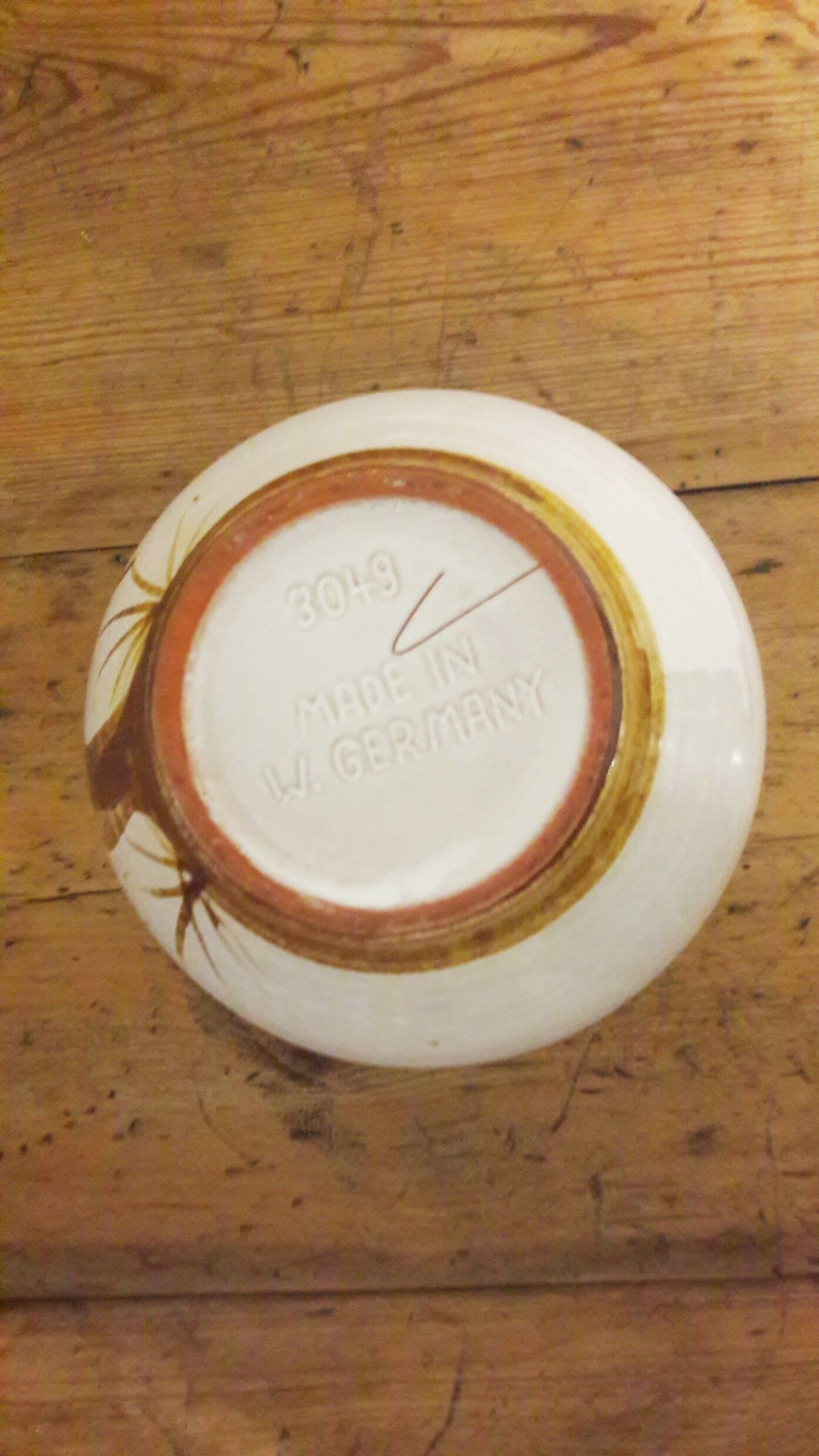 Vase ceramic made in West Germany 3049