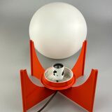 Lampe à boule space age design verre métal 60s 70s
