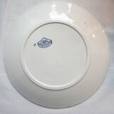 Terre de Fer dessert plate, Carmen de Sarreguemines: Flowers & Dragonfly, N5