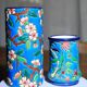 Paire de vases en emaux de longwy