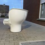 White Elda Joe Colombo chair Longhi, new condition!