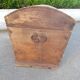 Former bulging privateer's trunk in 18th century fir