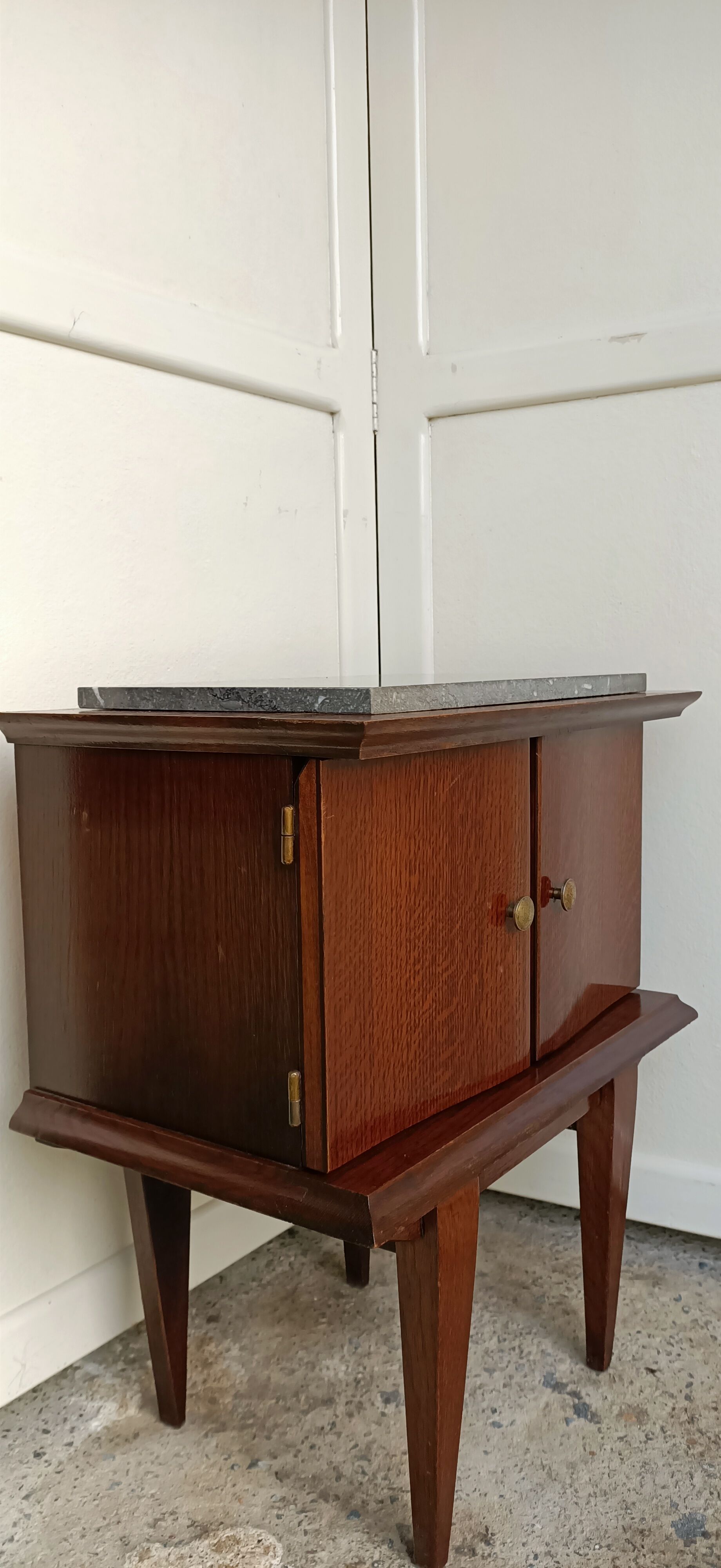 Table de chevet 2 portes vintage