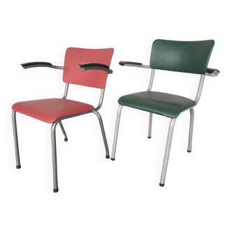 2X chaises Gispen