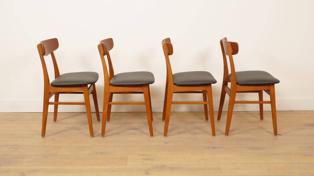 4 x dining chairs | Farstrup | Model 210 | Restored