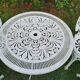 Cast aluminum garden furniture