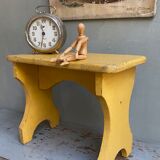 Patinated prayer bench