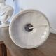 Grande lampe palmier, Italy, en céramique blanche, années 60