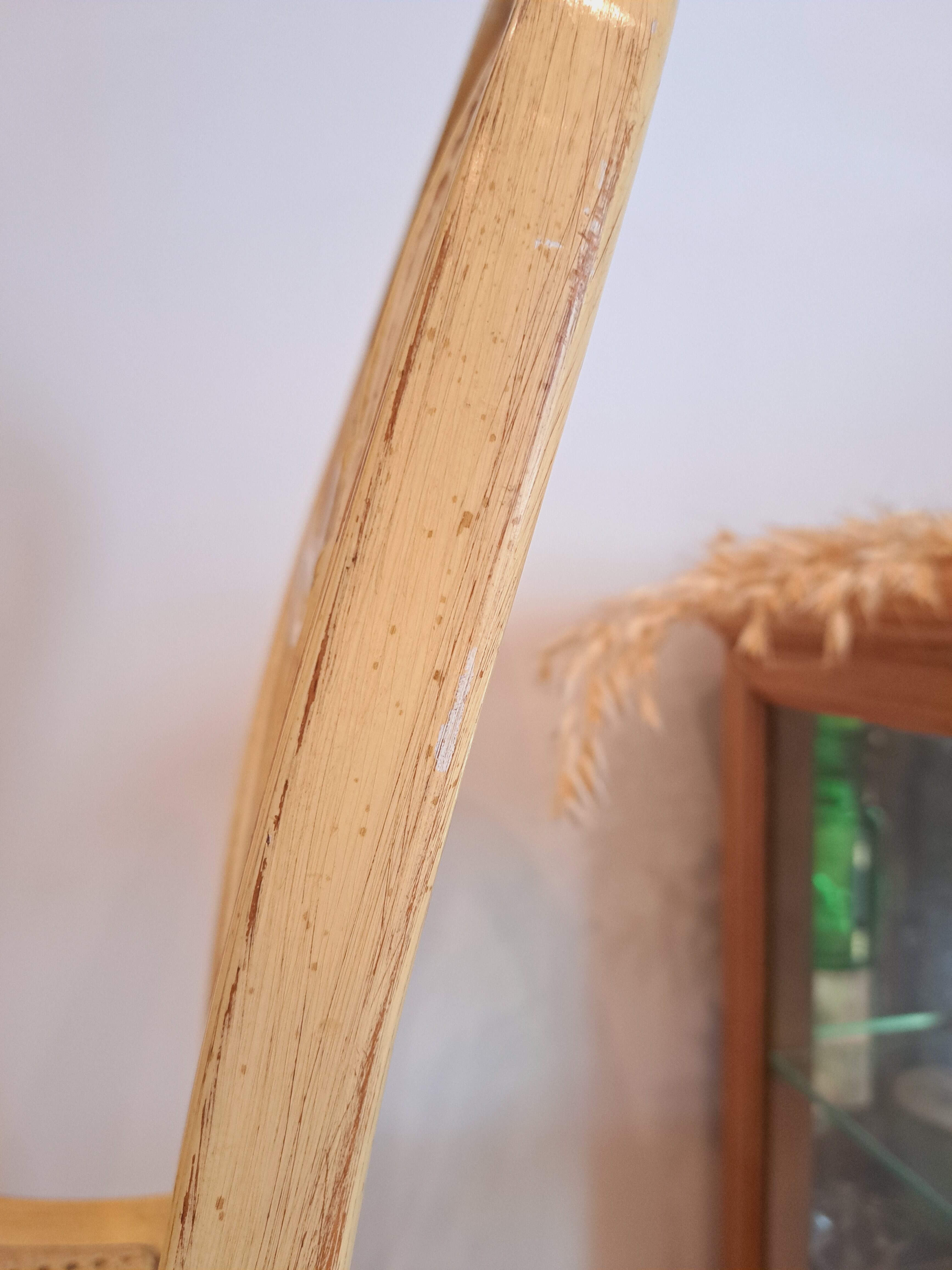 Provencal yellow Louis XVI style chair