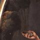 Paire de peintures anciennes sur ardoise, sujet religieux, XVIIe siècle