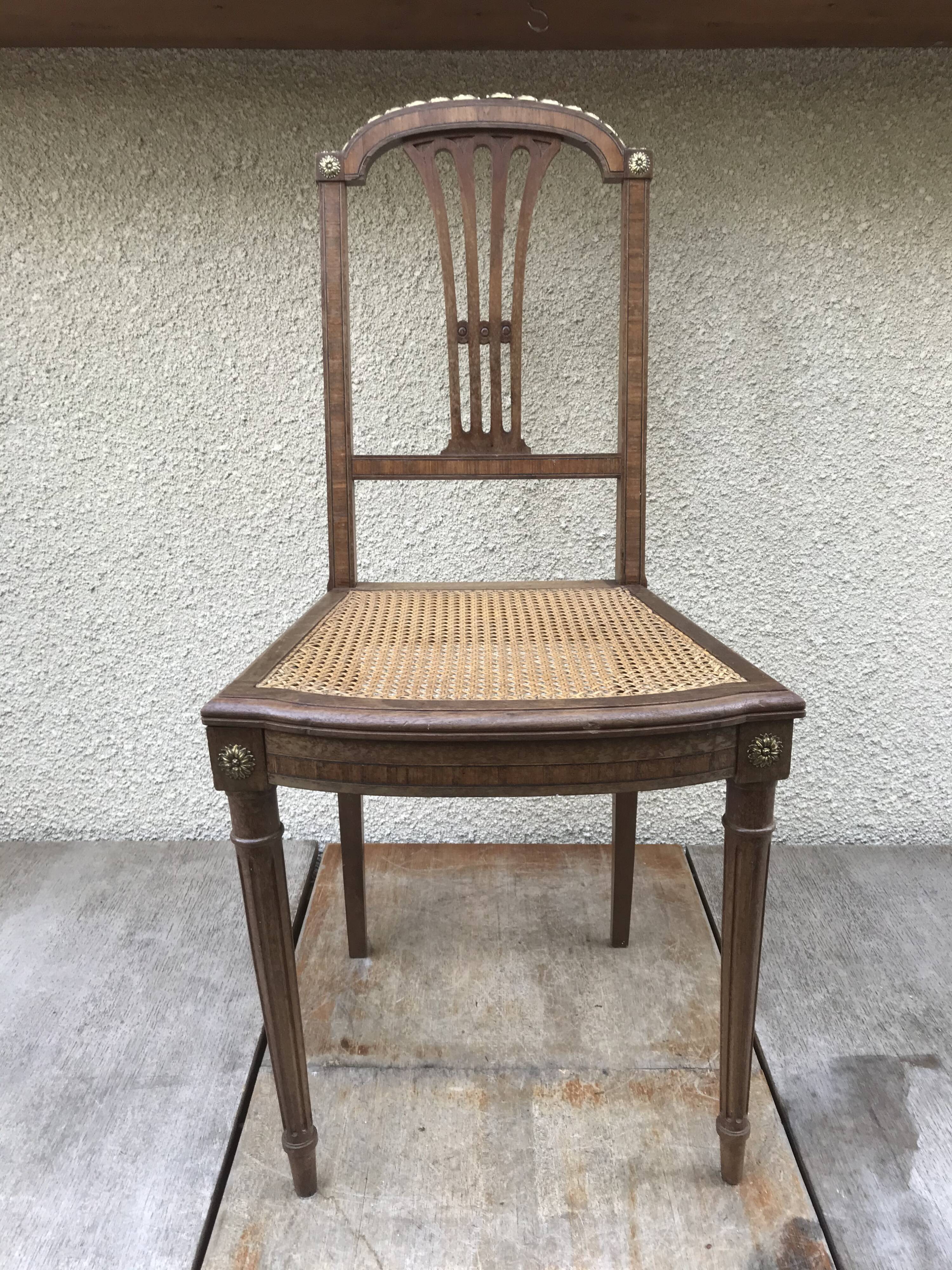 Former wood chair
