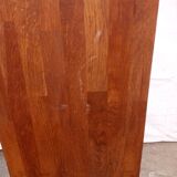 Bedside table in wooden slats