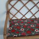 Wall rattan wicker vintage shelf  60s/70s