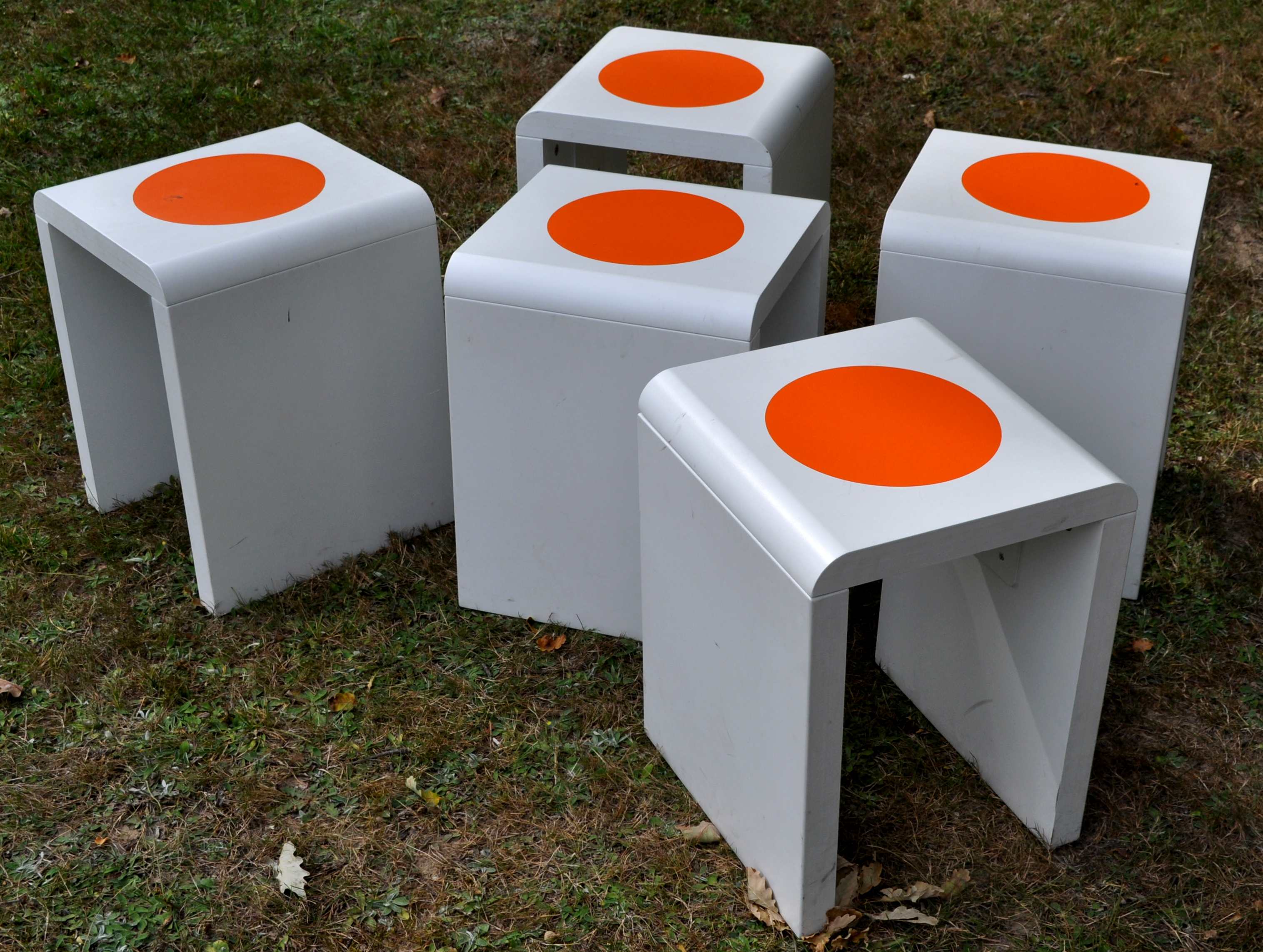 Set of 5 stools Shoemaker