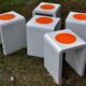 Set of 5 stools Shoemaker