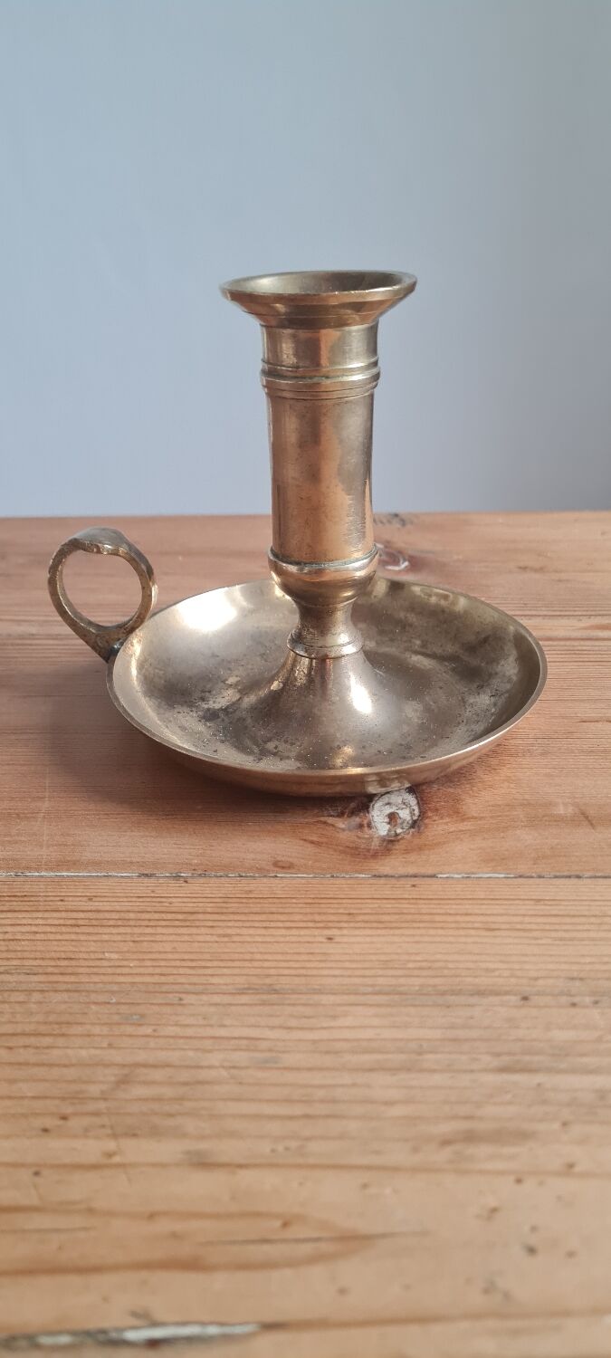 Brass candle holder