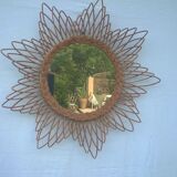 Mirror rattan sun 52cm