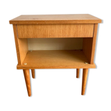 Vintage bedside table pencil feet