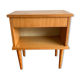 Vintage bedside table pencil feet