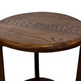 Art Deco Side Table Plant Table Oak 1950s Design
