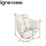 Facett armchairs - Roset line - by E & R Bouroullec