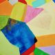 Peinture abstraite le chemin des couleurs